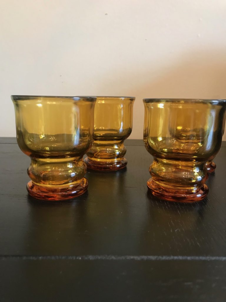 verres pernod années 70