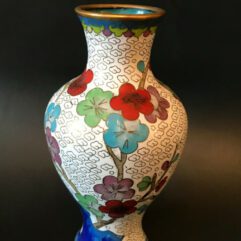 vase en cloisonné chinois