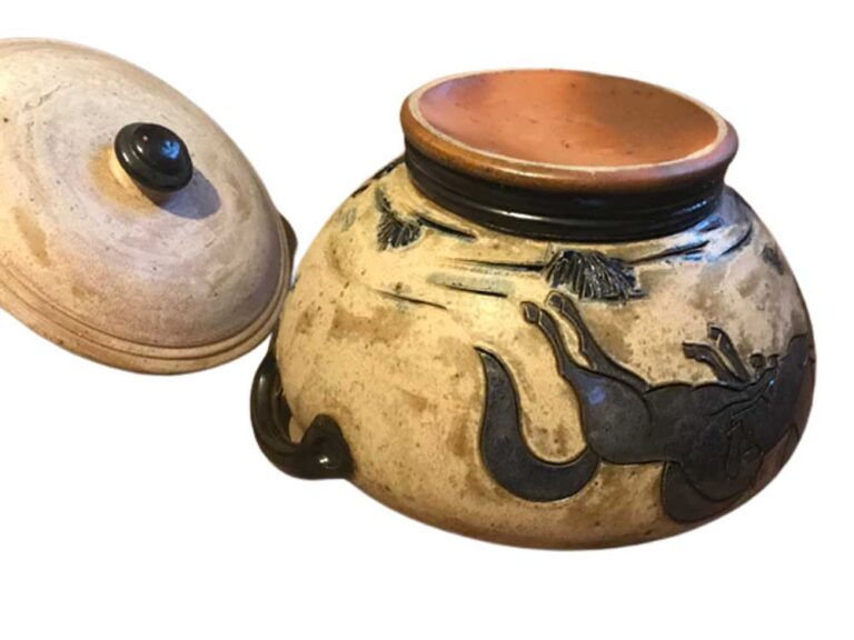 soupière art déco signée guérin