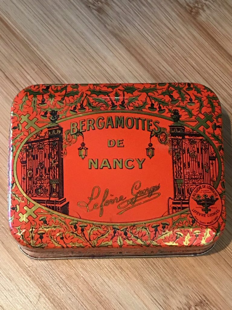 Boite ancienne Bergamottes