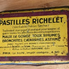 boite fer pastilles Richelet