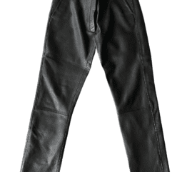 pantalon cuir noir