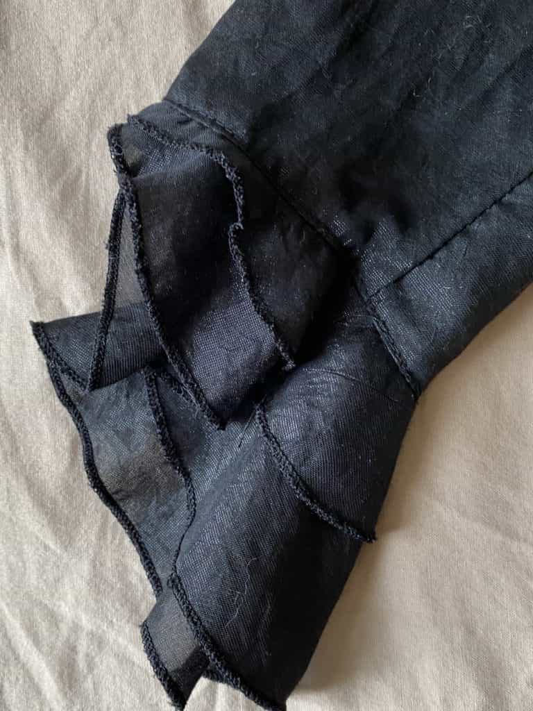 veste chemise noire transparente