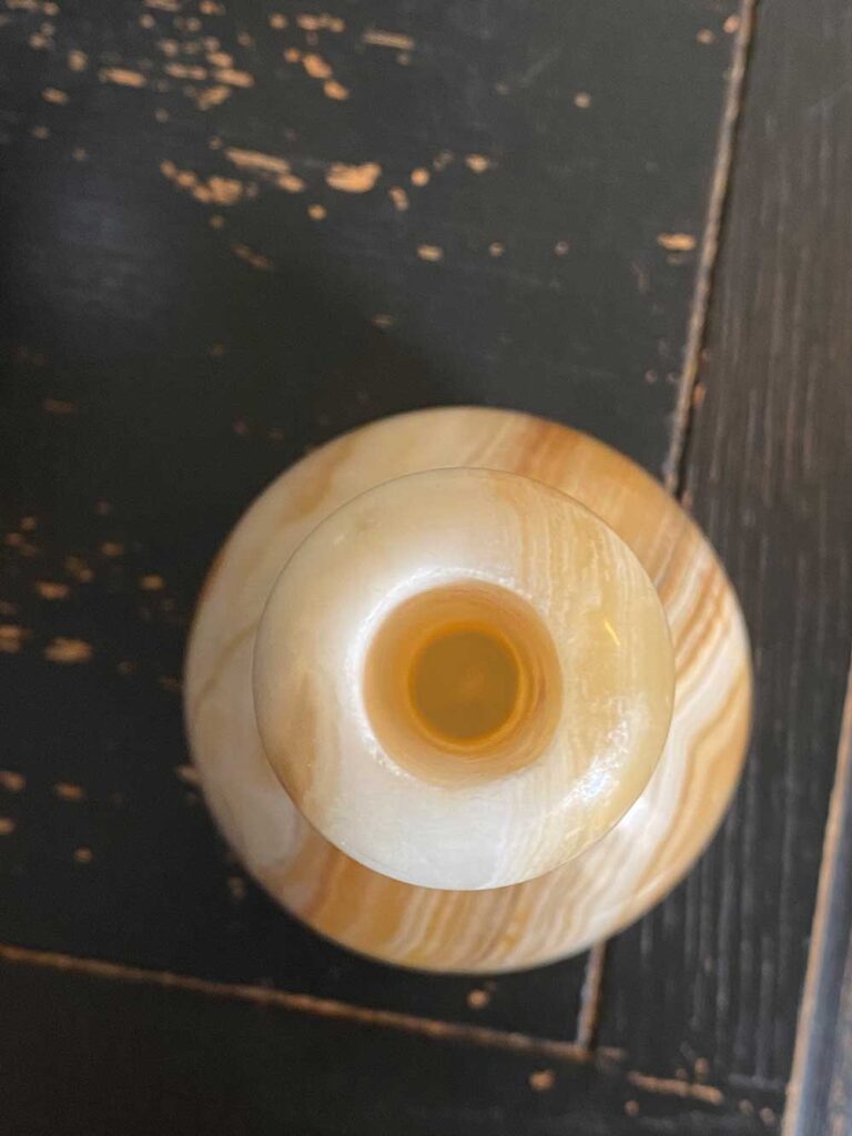 service à liqueur en albâtre