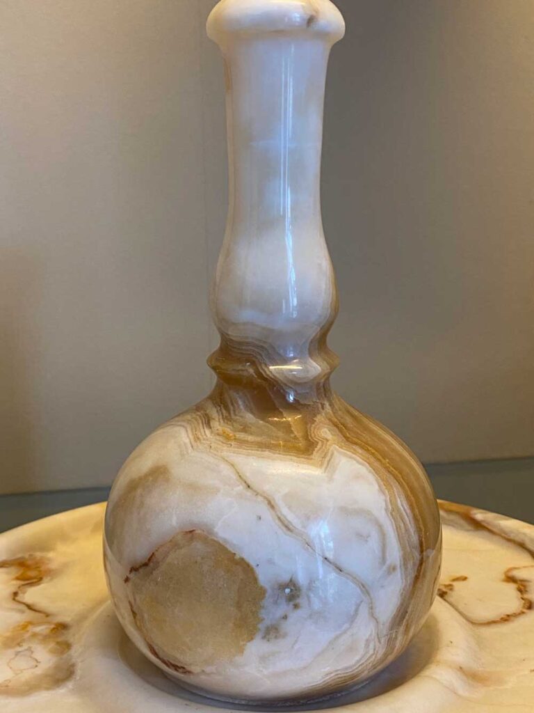 service à liqueur en albâtre