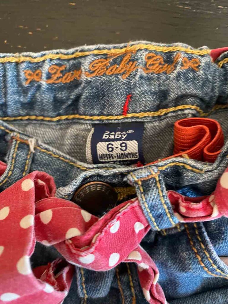 jean bébé fille zara