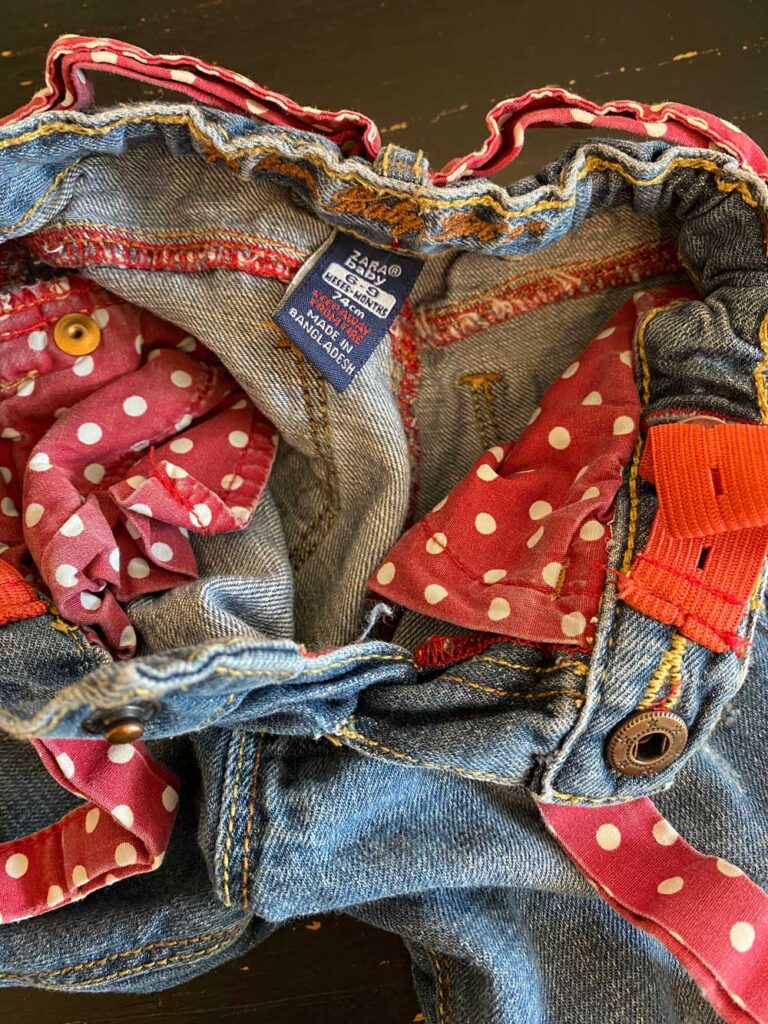 jean bébé fille zara