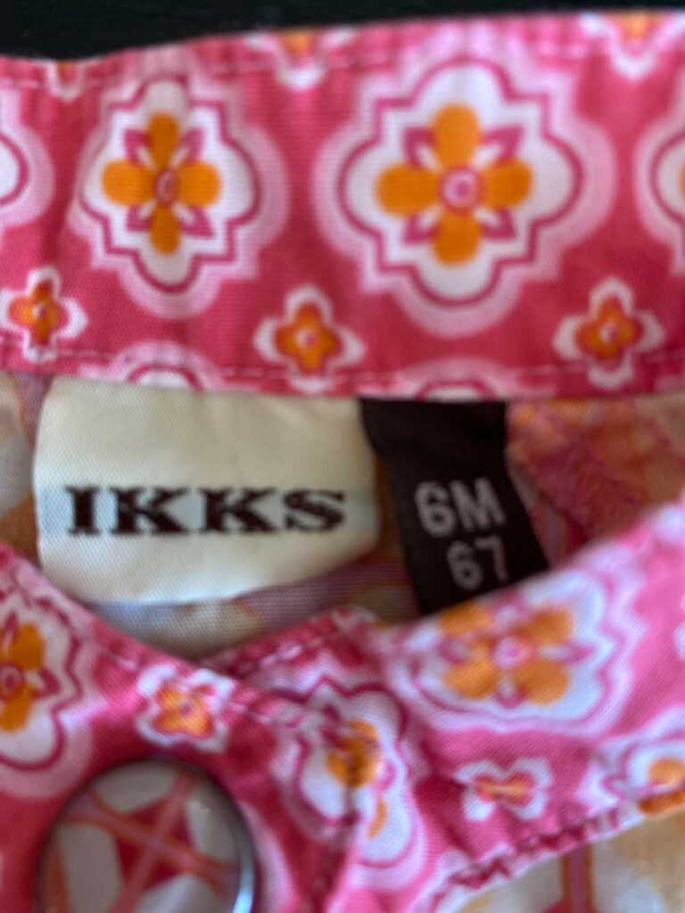 blouse IKKS orange rose bébé fille