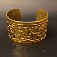 bracelet manchette en bronze