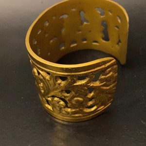 bracelet manchette en bronze