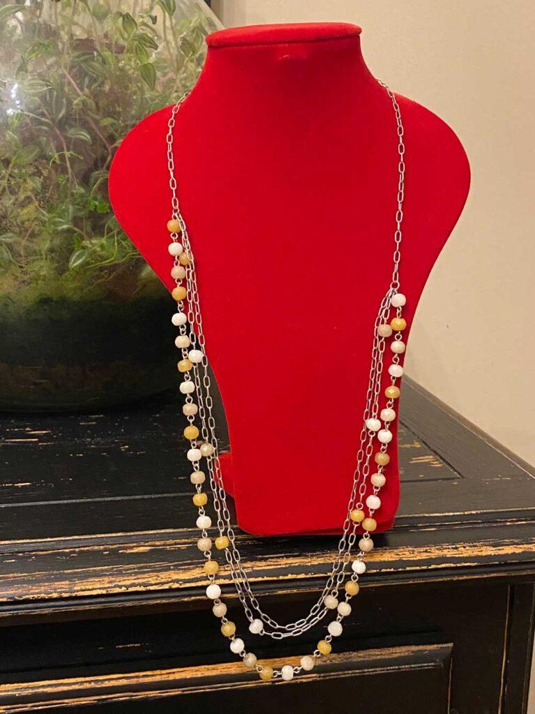 collier 3 chaînes "belle paris"