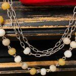 collier 3 chaînes "belle paris"