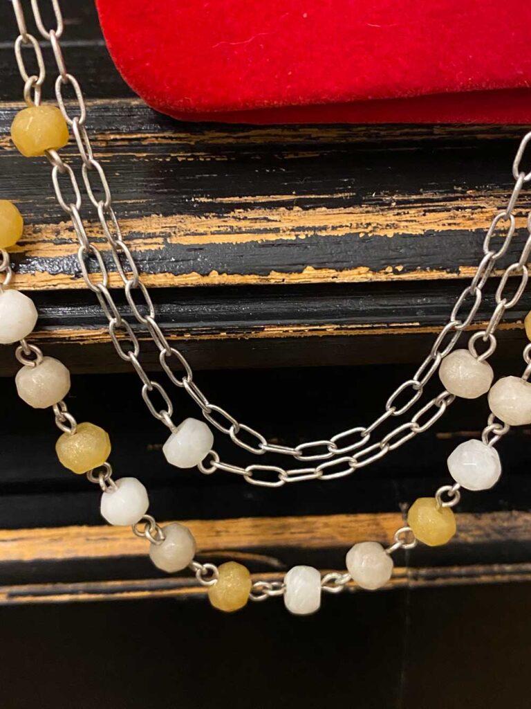 collier 3 chaînes "belle paris"