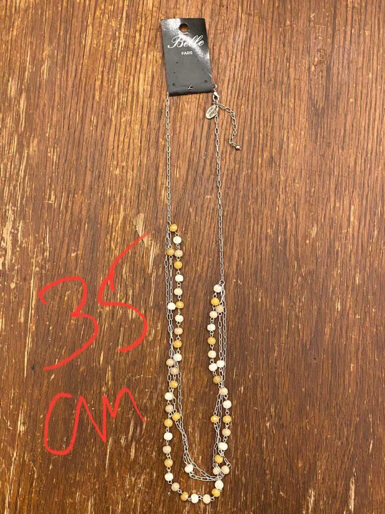 collier 3 chaînes "belle paris"