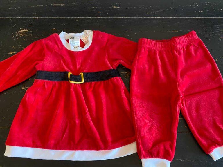 tenue de père noël 9 12 mois