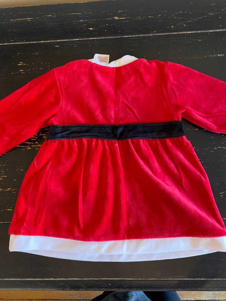 tenue de père noël 9 12 mois