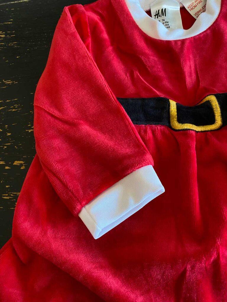 tenue de père noël 9 12 mois
