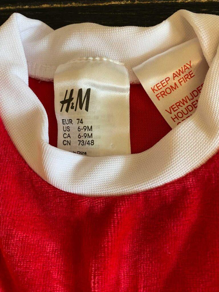 tenue de père noël 9 12 mois