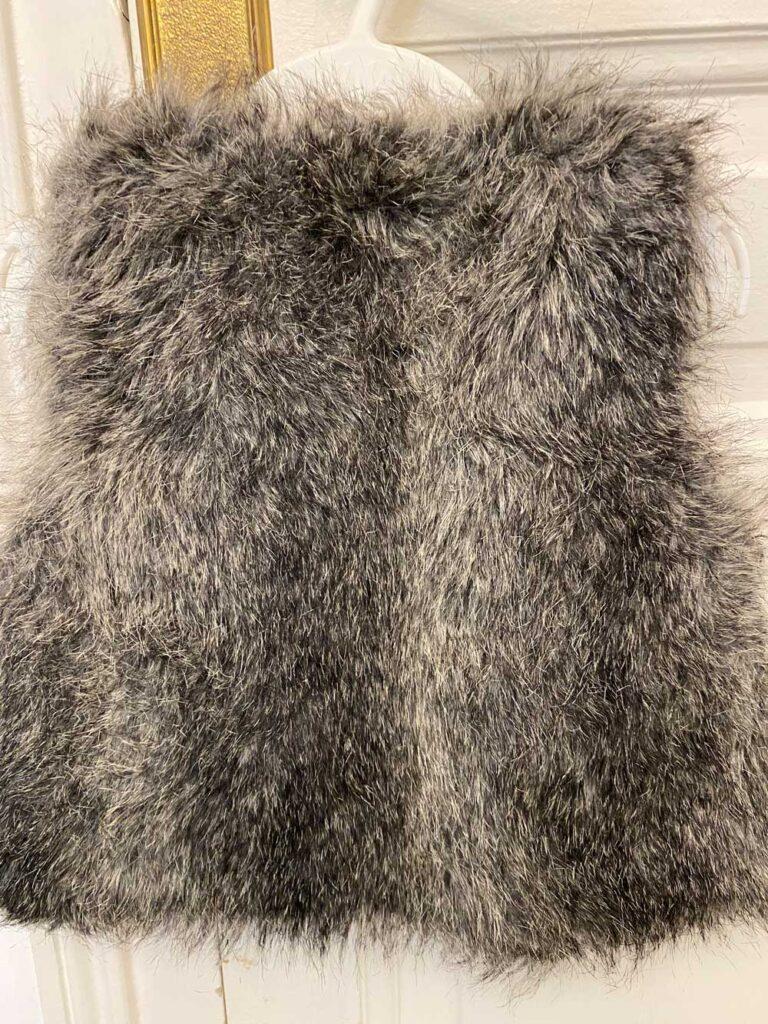 gilet fausse fourrure 2 3 ans