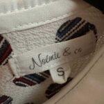 blouse blanche à motifs t.36