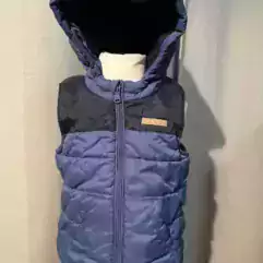 blouson/doudoune sans manches à capuche 2 ans