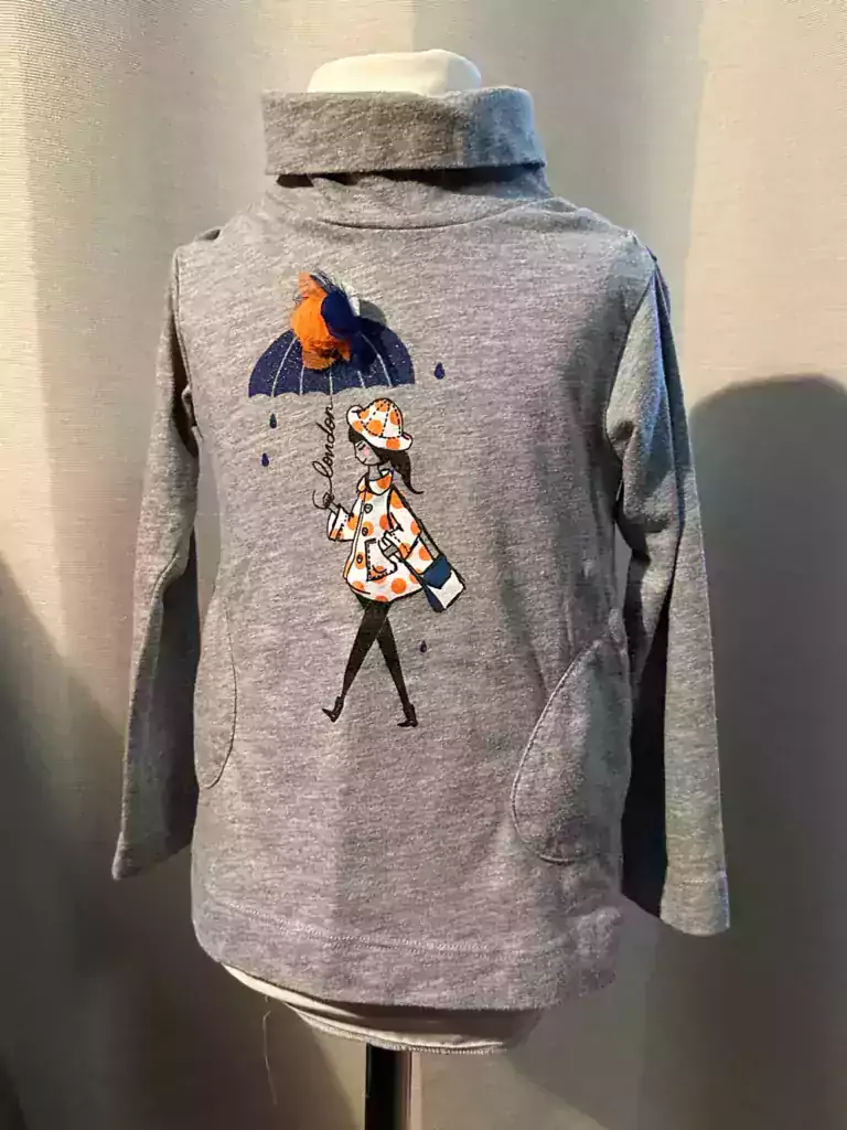 Col roulé gris Zara 3 ans