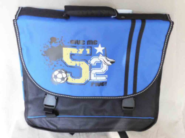 Cartable bleu primaire 38 cm