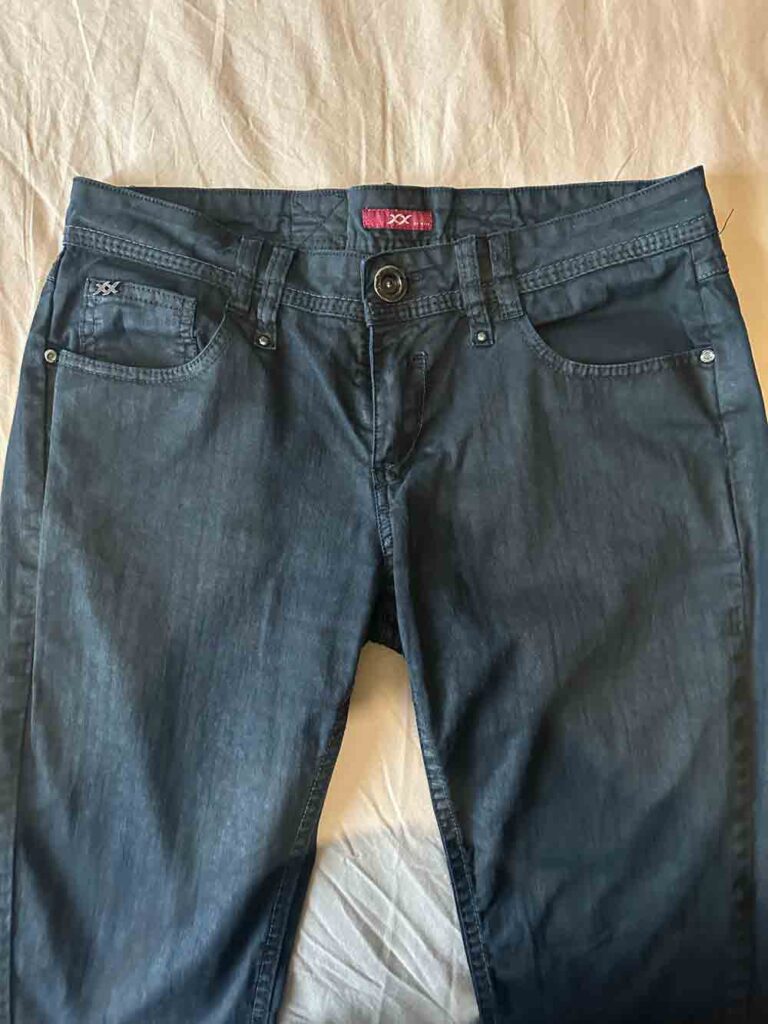 pantalon jean noir femme mexx