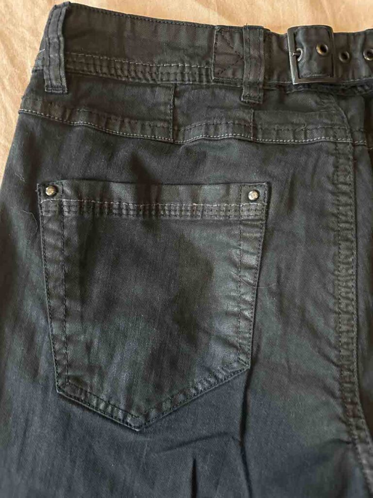 pantalon jean noir femme mexx