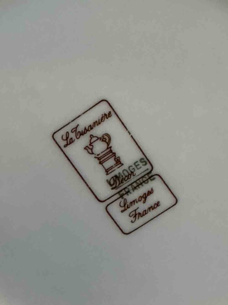 Pot pharmacie porcelaine de Limoges la tisaniere decor