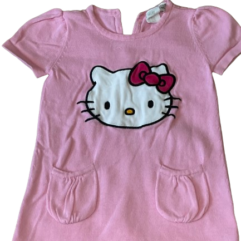Robe bébé fille rose Hello Kitty 12 mois