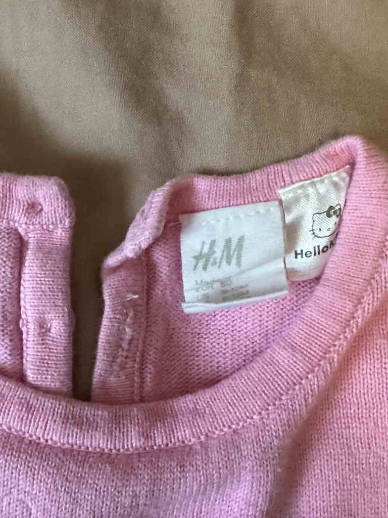 Robe bébé fille rose Hello Kitty 12 mois