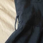 Robe Noire Zara épaules bouffantes taille 34 XS