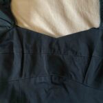 Robe Noire Zara épaules bouffantes taille 34 XS
