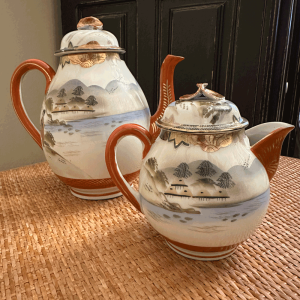 Service Thé Porcelaine Japonaise Kutani Vintage