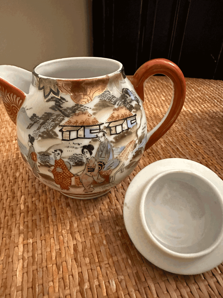 Service Thé Porcelaine Japonaise Kutani Vintage