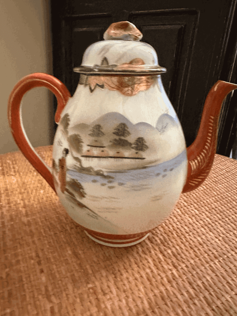 Service Thé Porcelaine Japonaise Kutani Vintage