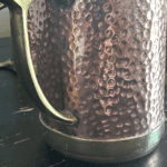 Tasses Mexicaines Cuivre et Laiton Calendrier Aztèque