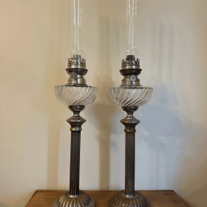 Lampes à pétrole Kosmos Brenner en régule