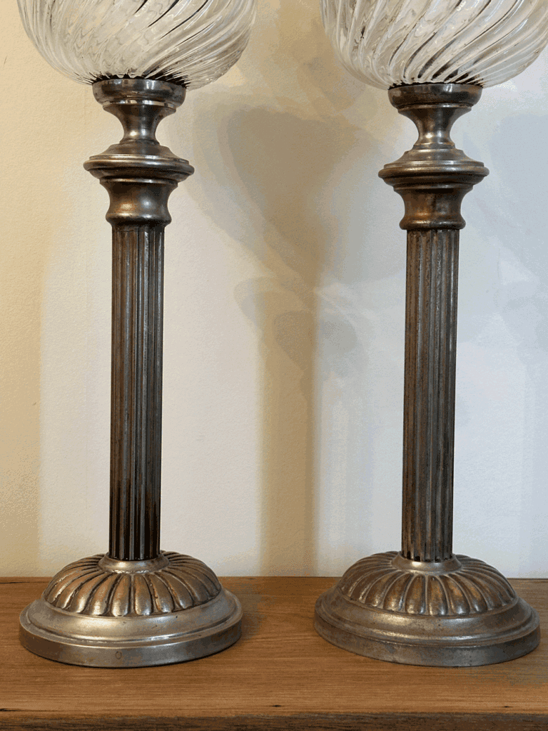 Lampes à pétrole Kosmos Brenner en régule