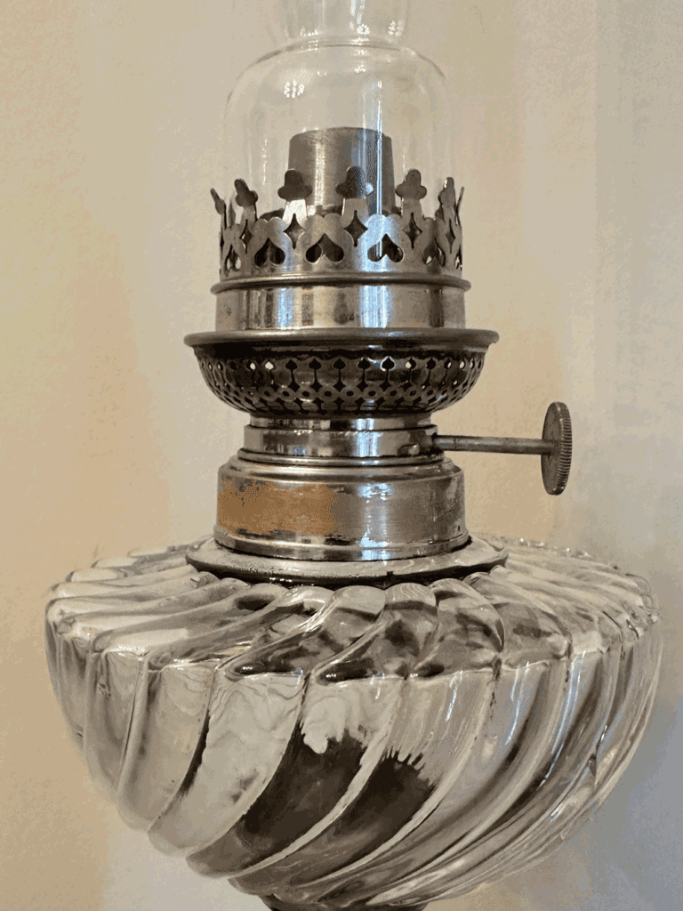 Lampes à pétrole Kosmos Brenner en régule