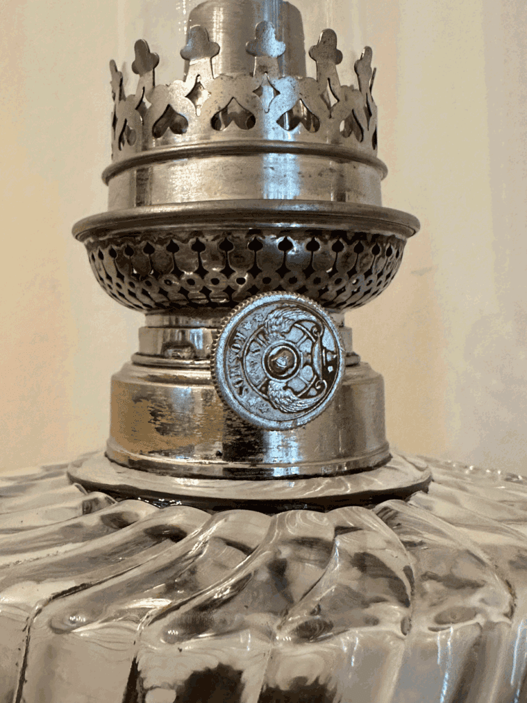 Lampes à pétrole Kosmos Brenner en régule