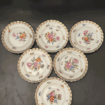 soucoupes en porcelaine de silesie Allemagne Pologne 1900