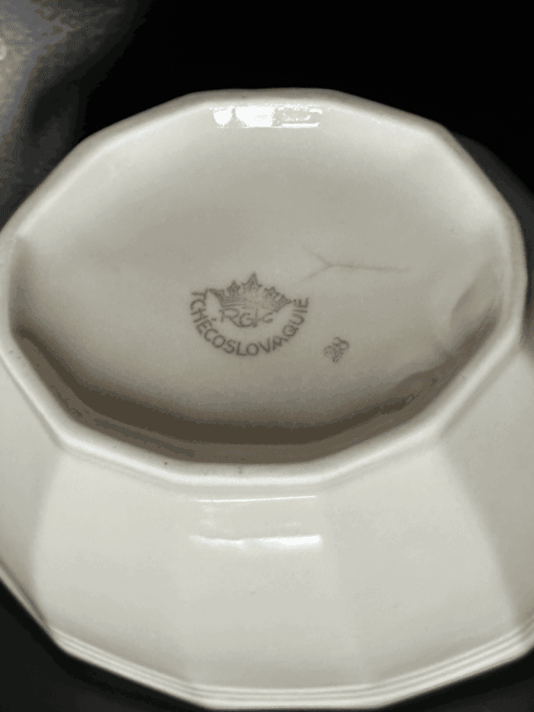 service en porcelaine de Tchécoslovaquie RGK Art Déco