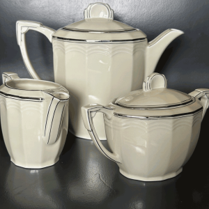 service en porcelaine de Tchécoslovaquie RGK Art Déco
