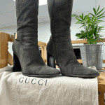 Bottes en daim Gucci