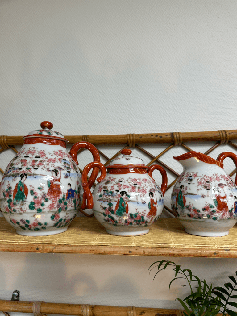 service thé/café en porcelaine japonaise