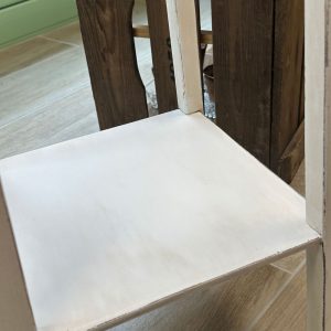 sellette blanche effet usé