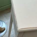 sellette blanche effet usé