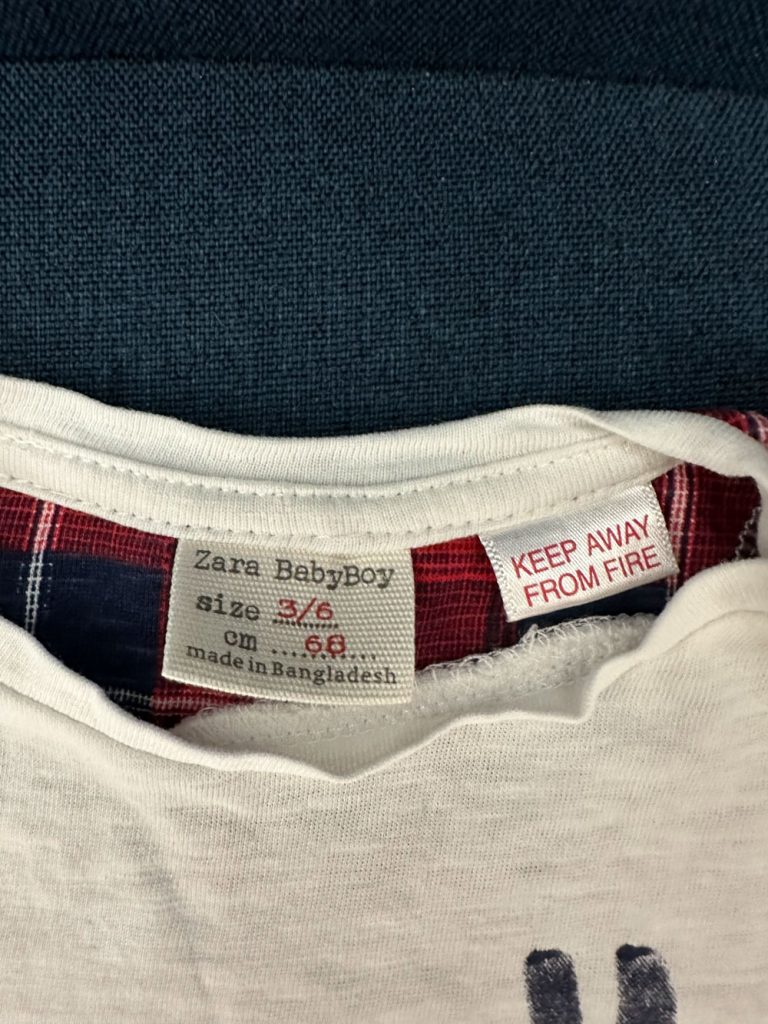 T-shirt zara bébé garçon 3 mois rock star